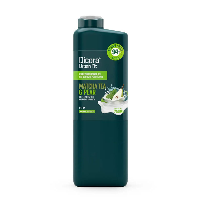 DICORA UF PURIFYING SHOWER GEL DETOX GEL MATCHA TEA&PEAR 750ML