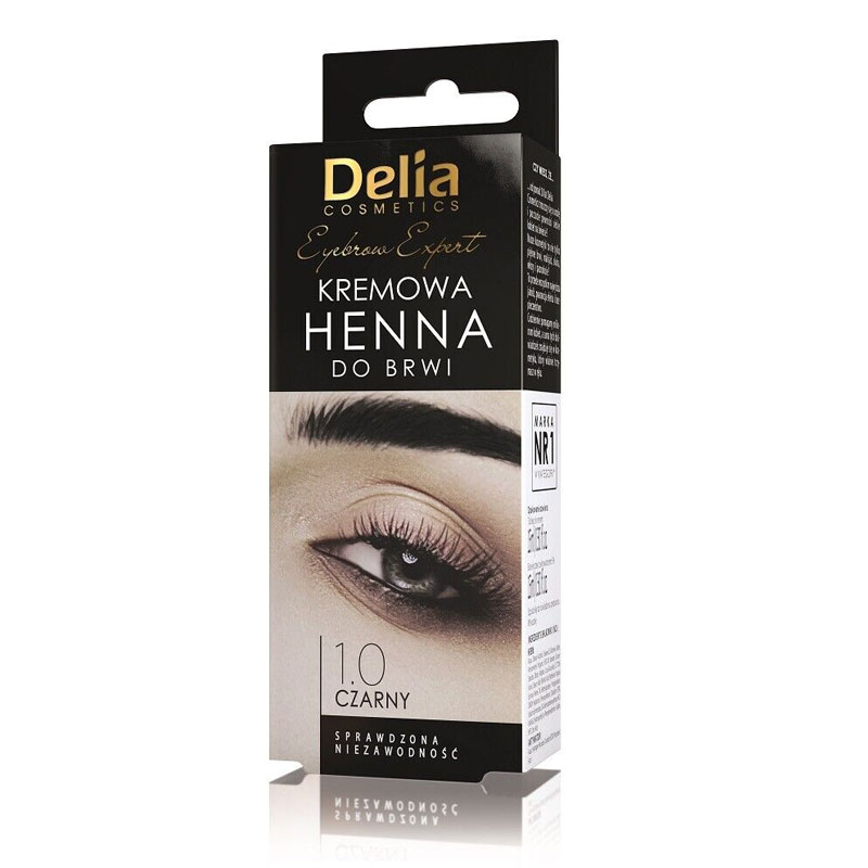 DELIA COLOR CREAM for eyebrows 1.0 BLACK 