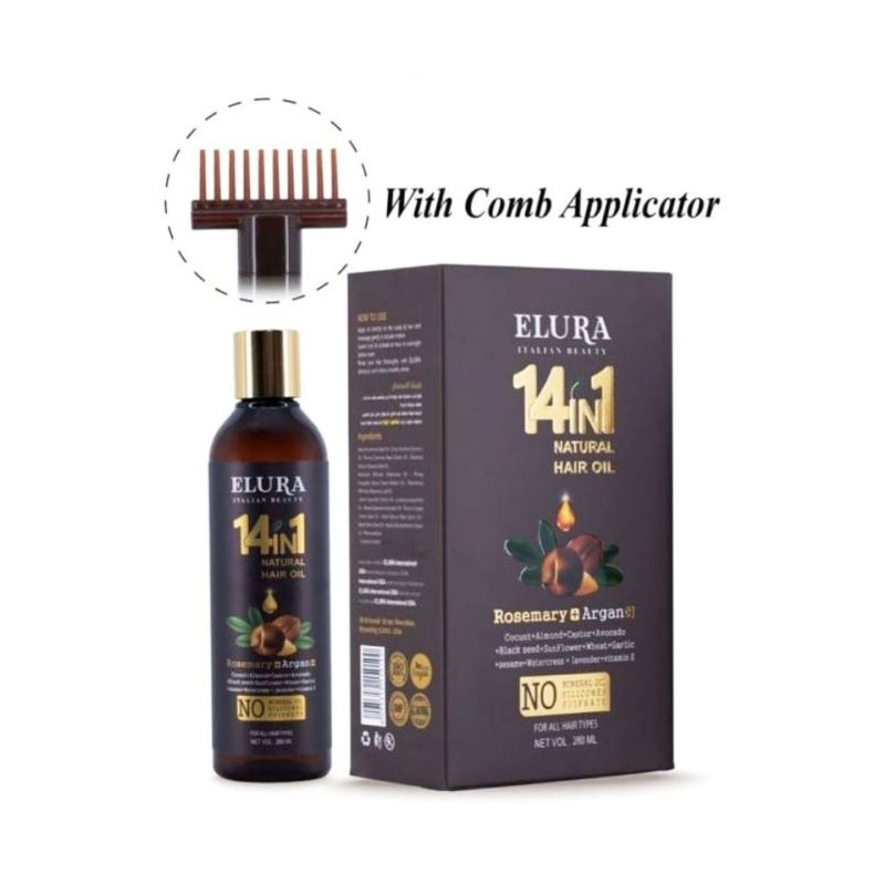 ELURA NATURAL HAIR OIL 14 IN 1 280ML