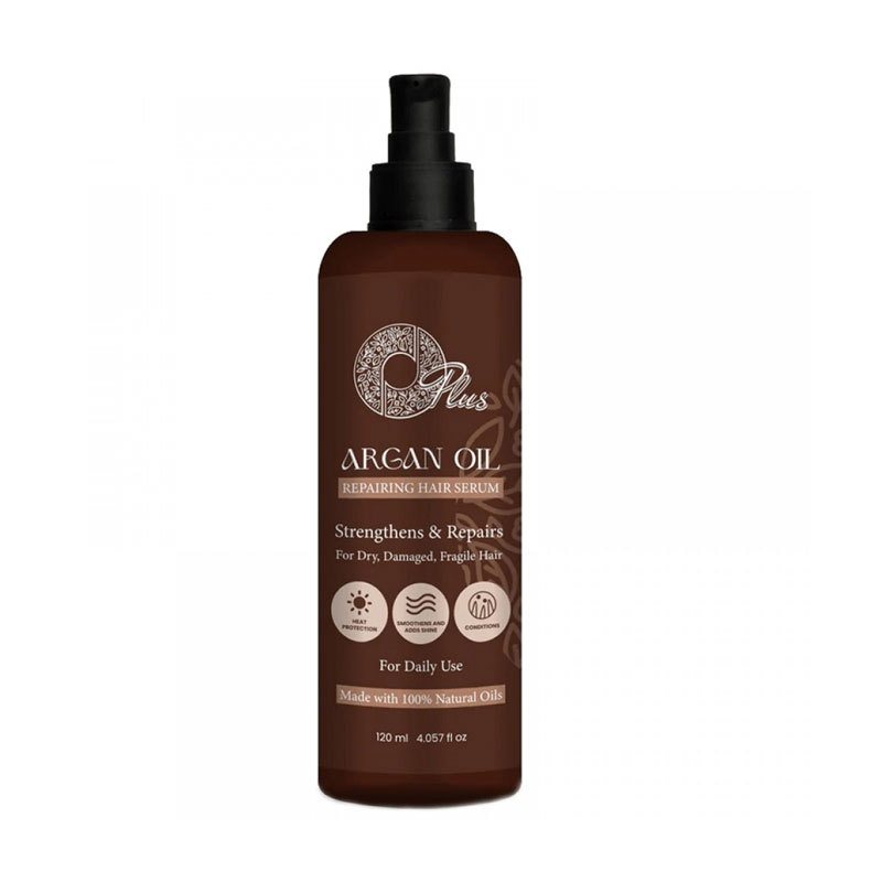 O Plus Argan Oil Hair Serum  protects from heat and UV rays  110 ML