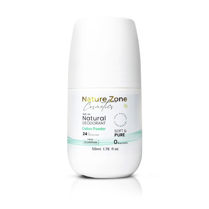 NATURE ZONE DEO ROLL  COTTON POWDER 50ML