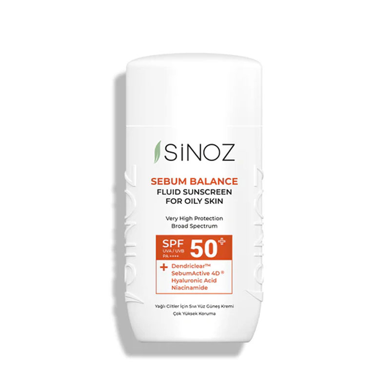 Sinoz Sebum Balance Fluid Sunscreen for Oily Skin SPF50 50 ml 
