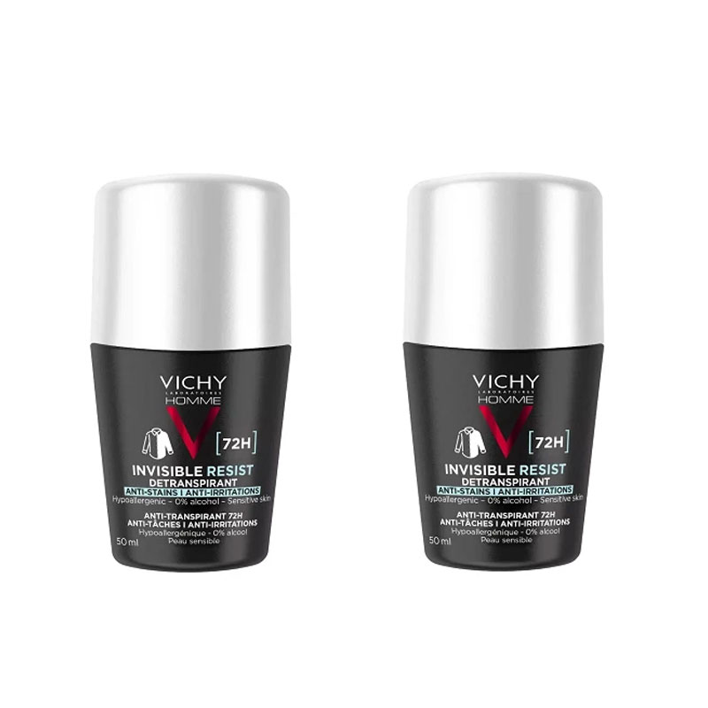 VICHY DEO RO 72H INVIS 50ML EN FR nl @50%OFF on 2nd pack
