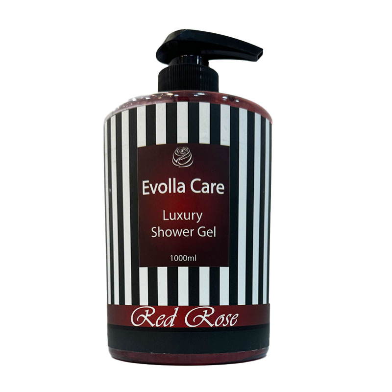 EVOLLA SHOWER GEL RED ROSE 1000 ML