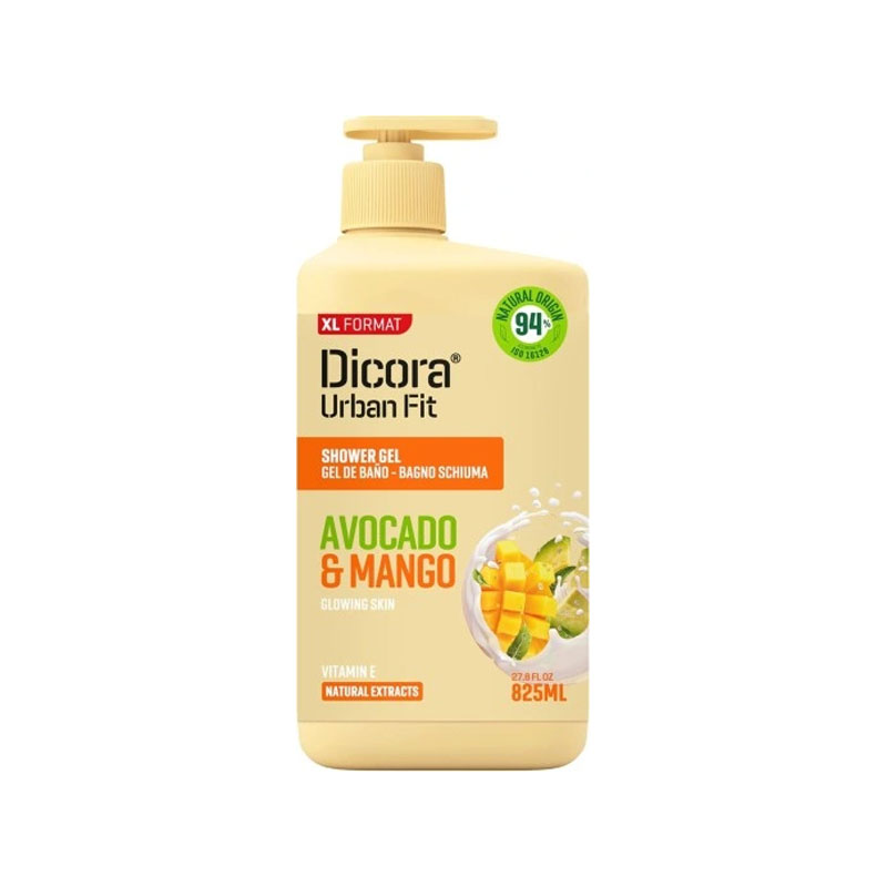 DICORA UF NOURISHING SHOWER GEL VIT E MANGO&AVCADO 825ML