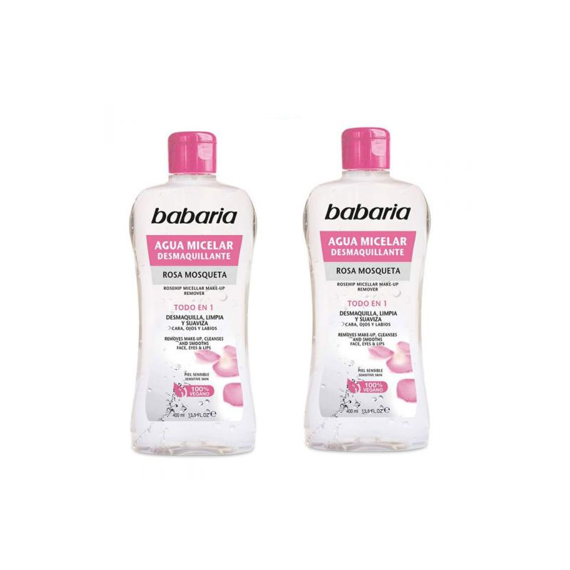 BABARIA MICELLAR WATER SENSITIVE&DRY SKIN 400ML *2 PCS OFFER