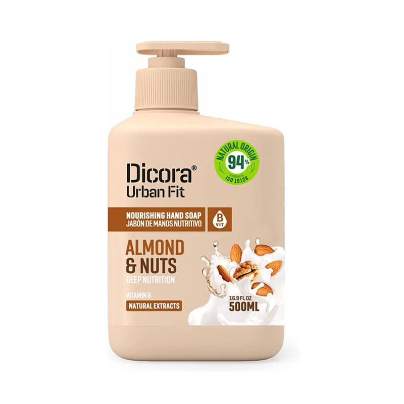 DICORA URBAN FIT HAND SOAP VITAMIN B ALMONDS&NUTS 500ML