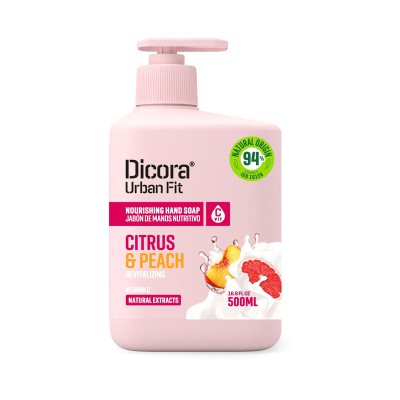 DICORA URBAN FIT  HAND SOAP CITRUS AND PEACH 500 ML