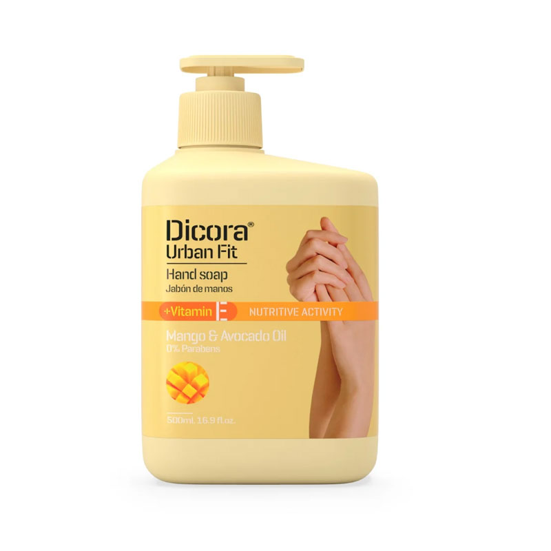 DICORA URBAN FIT HAND SOAP VITAMIN E MANGO & AVOCADO OIL 500 ML 