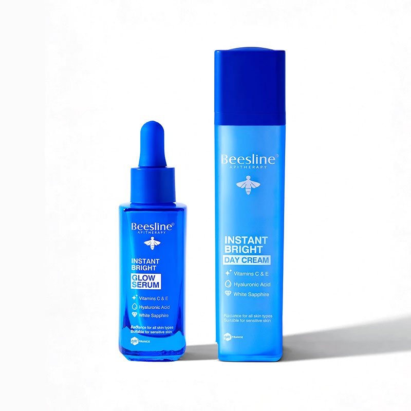 BEESLINE Instant Bright Offer Glow Serum + Day Cream Free 