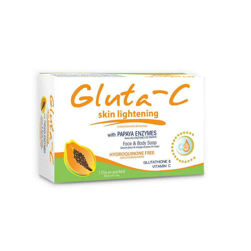 Gluta-C Skin Lightening Soap with Papaya Exfoliants 