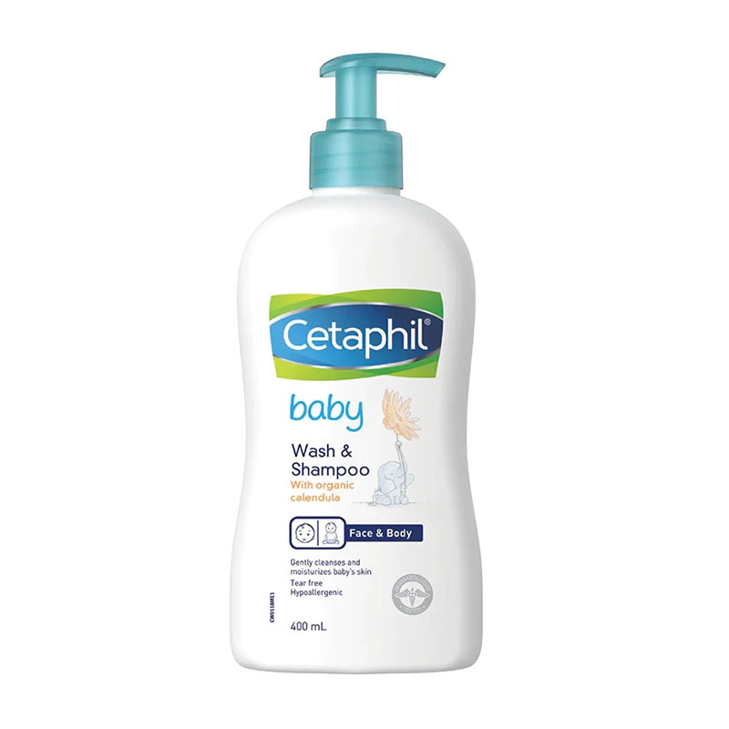CETAPHIL BABY CALENDULA WASH &SHAMPOO 400ML