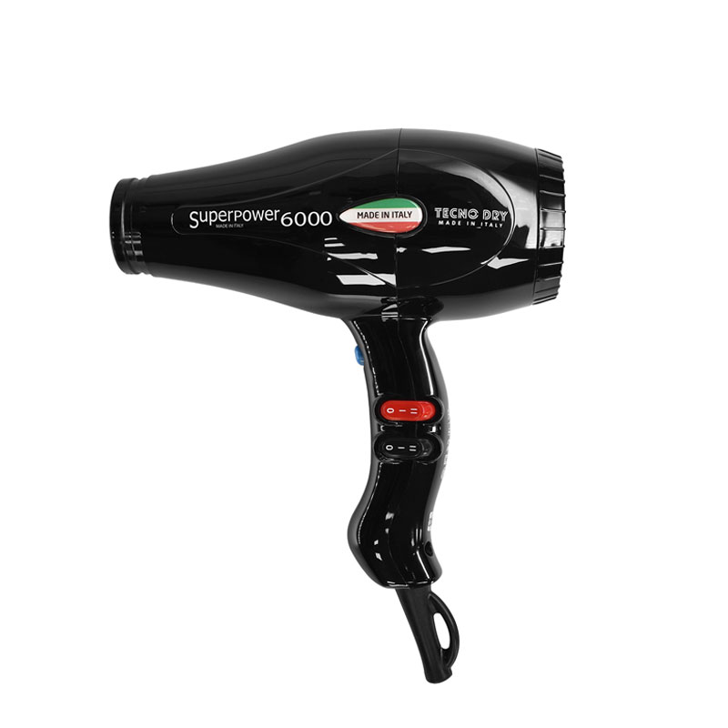 TECHNO DRY HAIR DRYER SUPER POWER Black