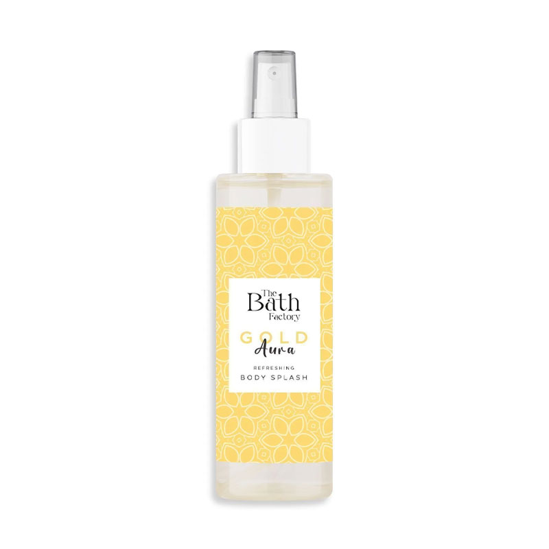 THE BATH FACTORY GOLD AURA BODY SPLASH 200 ML