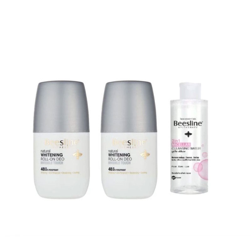 Beesline roll on invisible touch + micellar water 100 ml