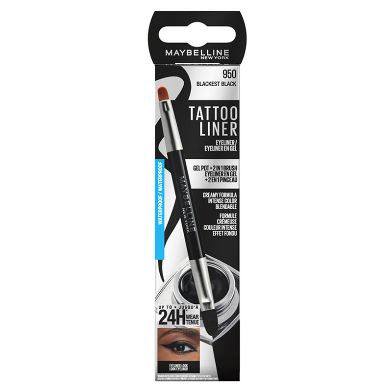 Maybelline New York Eyeliner Gel Tattoo Waterproof Black