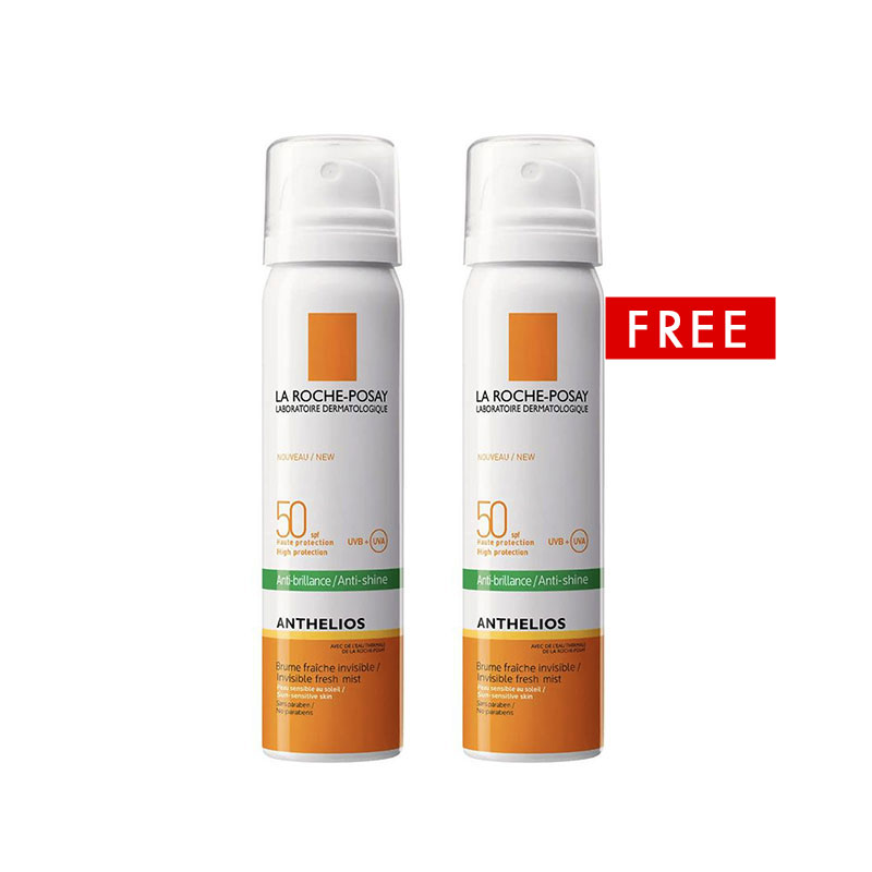 LRP Anthelios Fresh Spray SPF50+ Anti Shine 75ml Invisible offer B1G1