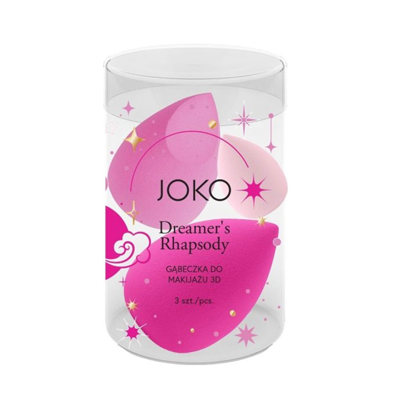 JOKO Make up sponges 3D DREAMER'S RHAPSODY 3 pcs NEW 