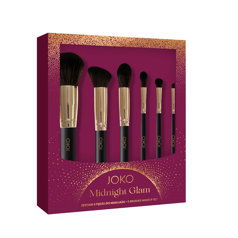 JOKO Midnight Glam – brush make up set 6 pcs
