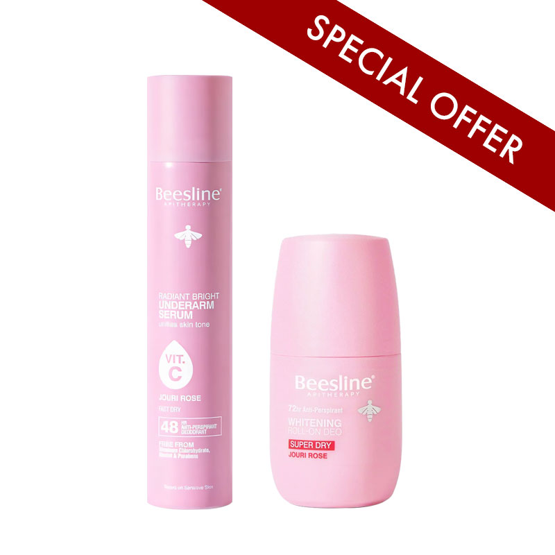 Underarm Serum Jouri Rose Spray + Roll On Deo. J.R