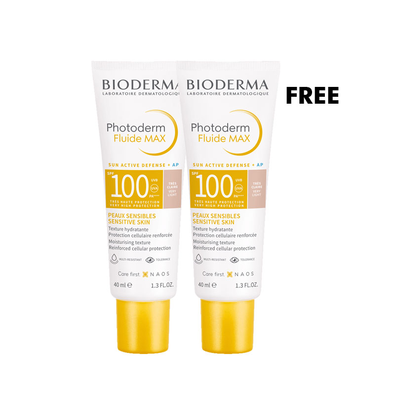 Bioderma PHOTODERM FLUIDE MAX SPF100-CLAIRE duo
